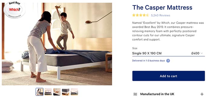 reviews of casper mattress at costco