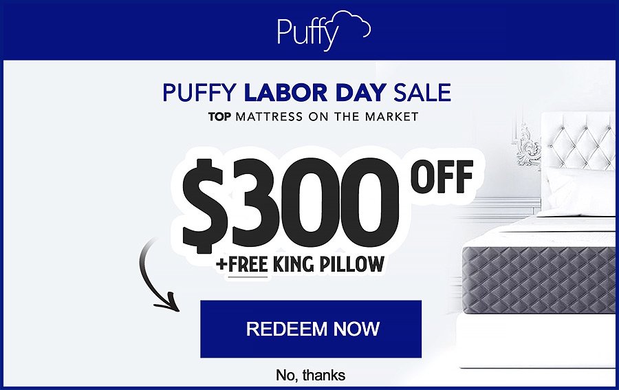 2024 Puffy Mattress Coupon Codes & Deals Savings Up To 300