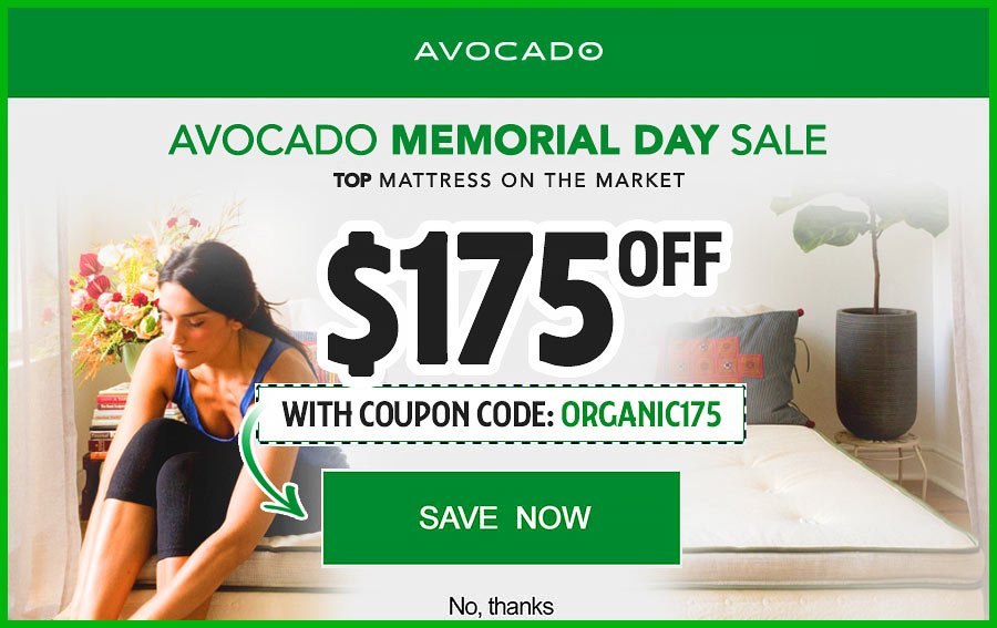 Exclusive Avocado Mattress Coupon Codes Get 150 Off & More