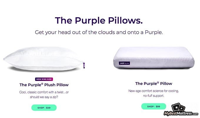purple pillow vs harmony